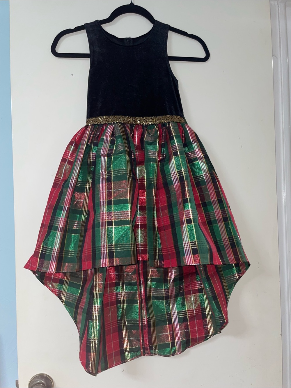 Bonnie Jean Plaid Christmas Dress 8